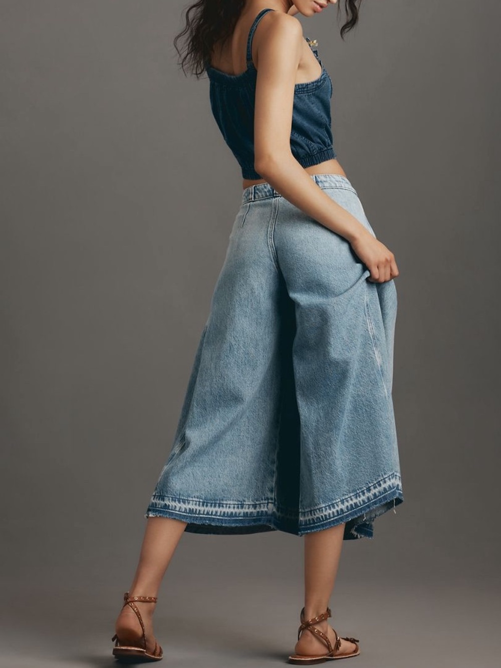 Pilcro mid-rise culotte Jeans - Picture 2 of 8
